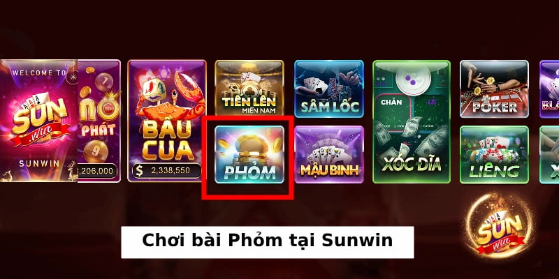 Các tính năng đặc biệt trong Phỏm Sunwin