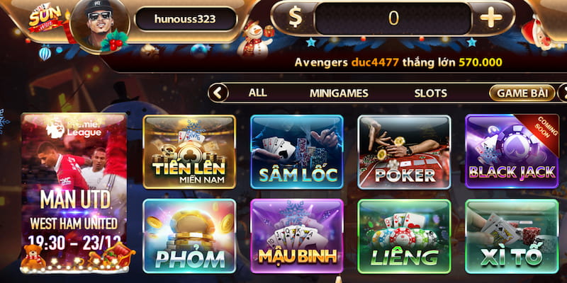 Tiến lên miền Nam Chơi Tiến lên miền Nam tại Sunwin – Tận hưởng trải nghiệm chơi bài đỉnh cao